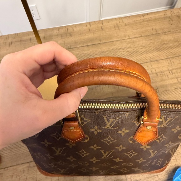 Louis Vuitton Alma PM Brown Monogram Satchel - Picture 8 of 16